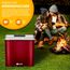 tillvex Kühlbox elektrisch 32L | Mini-Kühlschrank 230 V und 12 V für KFZ Auto Camping | kühlt & wärmt | ECO-Modus (Rot)