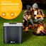 tillvex Kühlbox elektrisch 32L | Mini-Kühlschrank 230 V und 12 V für KFZ Auto Camping | kühlt & wärmt | ECO-Modus (Grau)