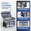 HELDENWERK® Kühltasche groß faltbar – 12h Kühlleistung – Thermotasche auslaufsicher & wasserdicht – Kühlbox, Picknicktasche, Lunchtasche, Isoliertasche mit 6 Fächern & verstärktem Boden