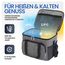 HELDENWERK® Kühltasche groß faltbar – 12h Kühlleistung – Thermotasche auslaufsicher & wasserdicht – Kühlbox, Picknicktasche, Lunchtasche, Isoliertasche mit 6 Fächern & verstärktem Boden