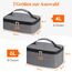 Lifewit Kühltasche Klein Isolierte für Männer Frauen, Faltbar Lunchbox Lunchtasche Isoliertasche Tragbare Kühlbox für Herren Damen für Picknicks Arbeit, Grau 6L