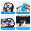 YOUSHARES Insulin Kühltasche mit 2 Kühlakku - TSA Diabetiker Tasche für Diabetikerzubehör, Epipen, Spritzen, Insulin und andere Medikamente Zubehör, Medikamententasche Pen Kühlbox auf Reisen (Blumen)