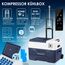 KESSER® Kompressor Kühlbox auto elektrisch 30L, Camping Kühlbox 12/24/230V mit APP-Steuerung, Gefrierbox bis –20 °C, Kühlbox mit Rädern & Teleskopgriff für Camping, Wohnmobil, LKW & Boot + 2 Kühlakkus