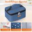 Lifewit Kühltasche Klein Isolierte für Männer Frauen, Faltbar Lunchbox Lunchtasche Isoliertasche Tragbare Kühlbox für Herren Damen für Picknicks Arbeit, Dunkelblau 6L