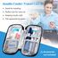 YOUSHARES Insulin Kühltasche mit 2 Kühlakku - Diabetiker Tasche für Diabetikerutensilien Halten Sie die Vorräte Sicher und Kalt, Diabetes Zubehör Pen Kühlbox auf Reisen (Silberner Lotus)