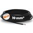 10 Meter Lapp 4520015 H07V-K 10 mm² schwarz I Verdrahtungsleitung I Aderleitung flexibel I PVC-Einzelader I Litze 10mm2 I Verdrahtung