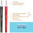 Gruiqrd 18AWG 0,81mm² Silikon Elektronik Kabel - 18 Gauge Silikon Draht 5 Meter (2,5M Schwarz und 2,5M Rot) Flexibel und Weich Niedrige Impedanz 150 Litzen Kupferdraht Hohe Temperaturbeständigkeit
