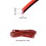 QWORK® 10 Meter 22AWG Elektrischer Draht, 2-adriges schwarz-rotes Elektrischer Draht, Verlängerungskabel, für LED Strip und elektronische Verdrahtung