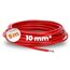 5 Meter Lapp 4520045 H07V-K 10 mm² rot I Verdrahtungsleitung I Aderleitung flexibel I PVC-Einzelader I Litze 10mm2 I Verdrahtung