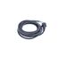 as - Schwabe Gummi-Anschlussleitung, 4,5 m H07RN-F 3G1,5 Verbindungskabel, Schutzkontaktstecker mit Leitung, Strom-Kabel mit Aderendhülsen, 230V, 16A, IP44, Schwarz, 60379