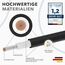 RedStar24 Premium Solarkabel 4mm² Schwarz - 50m - TÜV SÜD geprüft - UV-beständig, flexibel, Photovoltaik Kabel, PV Kabel, Solar Anschlusskabel für Solarpanel, Wechselrichter & Laderegler - langlebig