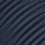 Textilkabel für Lampe, Textilummanteltes Rundkabel, dreiadrig 3x0,75mm², Marine-Blau, Navy - Meterware