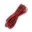 QWORK® 10 Meter 22AWG Elektrischer Draht, 2-adriges schwarz-rotes Elektrischer Draht, Verlängerungskabel, für LED Strip und elektronische Verdrahtung