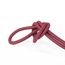 Textilkabel für Lampe, Textilummanteltes Rundkabel, dreiadrig 3x0,75mm², Bordeaux-Rot - Meterware