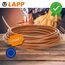5 Meter Lapp 4520035 H07V-K 10 mm² braun I Verdrahtungsleitung I Aderleitung flexibel I PVC-Einzelader I Litze 10mm2 I Verdrahtung