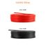 QWORK® 10AWG 6mm² Silikon Elektronik Kabel - 2,5M Schwarz und 2,5M Rot - 10 Gauge Silikon Draht KFZ Kabel Flexibel und Weich Niedrige Impedanz 1050 Litzen OFC-verzinnte Drähte