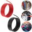 QWORK® 10AWG 6mm² Silikon Elektronik Kabel - 2,5M Schwarz und 2,5M Rot - 10 Gauge Silikon Draht KFZ Kabel Flexibel und Weich Niedrige Impedanz 1050 Litzen OFC-verzinnte Drähte