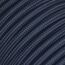 Textilkabel für Lampe, Stoffkabel 3-adrig (3x0,75mm²), Navy-Blau (Dunkelblau) - 20 Meter