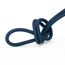 Textilkabel für Lampe, Stoffkabel 3-adrig (3x0,75mm²), Navy-Blau (Dunkelblau) - 20 Meter