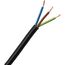 Kopp 152325008 Schlauchleitung H03 VV-F, 3 x 0.75 mm², 25 m, schwarz