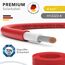RedStar24 Premium Solarkabel 4mm² Rot - 10m - TÜV SÜD geprüft - UV-beständig, flexibel, Photovoltaik Kabel, PV Kabel, Solar Anschlusskabel für Solarpanel, Wechselrichter & Laderegler - langlebig