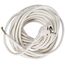 as - Schwabe Anschlussleitung 10 m H05VV-F 3G1,0 Verbindungskabel, Schutzkontaktwinkelstecker mit Leitung, Anschlusskabel 30 mm abgemantelt mit Aderendhülsen, Stromkabel 230V, 10A, IP20, Weiß, 70800