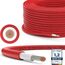 RedStar24 Premium Solarkabel 4mm² Rot - 10m - TÜV SÜD geprüft - UV-beständig, flexibel, Photovoltaik Kabel, PV Kabel, Solar Anschlusskabel für Solarpanel, Wechselrichter & Laderegler - langlebig