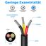 5 Meter 20AWG 3x0,5mm² Elektrischer Draht, 3 Adrig Kabel Erdkabel 5V/12V/24V Stromkabel Verzinntes Kupferkabel，Flexibel und Weich Niedrige Impedanz Hohe Temperaturbeständigkeit Verlängerungskabel