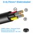 10 Meter 18AWG 3x0,75mm² Elektrischer Draht, 3 Adrig Kabel Erdkabel 5V/12V/24V Stromkabel Verzinntes Kupferkabel, Flexibel und Weich Niedrige Impedanz Hohe Temperaturbeständigkeit Verlängerungskabel