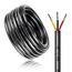 10 Meter 14AWG 3x2,0mm² Elektrischer Kabel, 3 Adriges Kabel 5V/12V/24V/300V Stromkabel Verzinntes Kupferkabel, Flexibel und Weich Niedrige Impedanz Hohe Temperaturbeständigkeit Verlängerungskabel