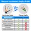 10 Meter 16AWG 4x1,5mm² Elektrischer Kabel, 4 Adriges Kabel 5V/12V/24V/300V Stromkabel Verzinntes Kupferkabel，Flexibel und Weich Niedrige Impedanz Hohe Temperaturbeständigkeit Verlängerungskabel