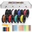 LightingWill 26 AWG 0,15mm² Silikon Elektrokabel Set in 8 Farben, 15 Meter pro Rolle Litzendraht Kabel, Flexibel Verzinntes Kupferkabel für DIY, KFZ, Heiminstallationen und Stromverkabelungen
