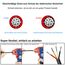 5 Meter 14AWG 4x2,0mm² Elektrischer Kabel, 4 Adriges Kabel 5V/12V/24V/300V Stromkabel Verzinntes Kupferkabel, Flexibel und Weich Niedrige Impedanz Hohe Temperaturbeständigkeit Verlängerungskabel
