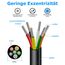 5 Meter 22AWG 6x0,3mm² Elektrischer Kabel, 6 Adriges Kabel 5V/12V/24V/300V Stromkabel Verzinntes Kupferkabel, Flexibel und Weich Niedrige Impedanz Hohe Temperaturbeständigkeit Verlängerungskabel