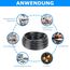 30 Meter 18AWG 6x0,75mm² Elektrischer Kabel, 6 Adriges Kabel 5V/12V/24V/300V Stromkabel Verzinntes Kupferkabel, Flexibel und Weich Niedrige Impedanz Hohe Temperaturbeständigkeit Verlängerungskabel