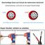 30 Meter 22AWG 2x0,3mm² Elektrischer Draht, 2 Adrig Kabel 5V/12V/24V Stromkabel Verzinntes Kupferkabel，Flexibel und Weich Niedrige Impedanz Hohe Temperaturbeständigkeit Verlängerungskabel