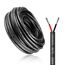 30 Meter 16AWG 2x1,5mm² Elektrischer Draht, 2 Adrig Kabel 5V/12V/24V Stromkabel Verzinntes Kupferkabel，Flexibel und Weich Niedrige Impedanz Hohe Temperaturbeständigkeit Verlängerungskabel