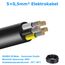 20 Meter 20AWG 5x0,5mm² Elektrischer Kabel, 5 Adriges Kabel 5V/12V/24V/300V Stromkabel Verzinntes Kupferkabel, Flexibel und Weich Niedrige Impedanz Hohe Temperaturbeständigkeit Verlängerungskabel
