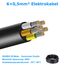 20 Meter 20AWG 6x0,5mm² Elektrischer Kabel, 6 Adriges Kabel 5V/12V/24V/300V Stromkabel Verzinntes Kupferkabel, Flexibel und Weich Niedrige Impedanz Hohe Temperaturbeständigkeit Verlängerungskabel