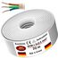 MAS Premium Feuchtraumkabel Stromkabel 5-200m Mantelleitung NYM-J 3x1, 5 2,5 4 6 10 oder 5x1,5 2,5 4 6 10 16 Elektrokabel für feste Verlegung (NYM-J 3x2, 5 mm², 70m)