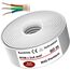 MAS Premium Feuchtraumkabel Stromkabel 5-200m Mantelleitung NYM-J 3x1, 5 2,5 4 6 10 oder 5x1,5 2,5 4 6 10 16 Elektrokabel für feste Verlegung (NYM-J 3x4 mm², 60m)