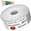 MAS Premium Feuchtraumkabel Stromkabel 5-200m Mantelleitung NYM-J 3x1, 5 2,5 4 6 10 oder 5x1,5 2,5 4 6 10 16 Elektrokabel für feste Verlegung (NYM-J 5x1,5 mm², 160m)