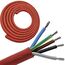 4 Meter (m) Silikonkabel 5x2,5 mm² | SiHF-J | Hitzebeständige und flexible Silikonleitung | Saunakabel | Optimal für Saunaöfen | -60°C bis +180°C | Wärmegeräte, Scheinwerfer, Heizkraftwerke etc.