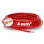 10 Meter Lapp 4520043 H07V-K 4 mm² rot I Verdrahtungsleitung I Aderleitung flexibel I PVC-Einzelader I Litze 4mm2 I Verdrahtung