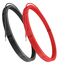 Gruiqrd 22 AWG 0,32mm² Silikon Elektrischer Draht Kabel anschließen 5 Meters [2,5 Meter schwarz, 2,5 Meter rot] Weich und flexibel, niedrige Impedanz, 60 Litzen von 0,08 mm Kupferdraht für Heimwerker
