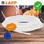 10 Meter Lapp 4520053 H07V-K 4 mm² weiß I Verdrahtungsleitung I Aderleitung flexibel I PVC-Einzelader I Litze 4mm2 I Verdrahtung