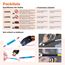 Silikonkabel,Silikon Elektronik Kabel- 5,26 mm² 10AWG Super flexibles Elektrokabe 10m (5m Schwarz & 5m Rot) geeignet für Fernsteuerungsmodelle, Lampen, Haushaltsgeräte und mehr
