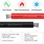 QWORK® 8AWG 8,3mm² Silikon Elektronik Kabel - 1,5M Schwarz und 1,5M Rot 8 Gauge 1650 Litzen verzinnten Kupferadern - Flexibel, Weich, Niedrige Impedanz