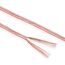 Manax SC2075T-20 Lautpsrecherkabel 2x0,75 mm² CCA (Boxenkabel/Audiokabel), Ring 20 m, transparent