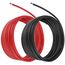 QWORK® 12AWG 3,3 mm² Silikon Elektronik Kabel - 3 m Schwarz 3 m Rot 12 Gauge 680 Litzen verzinnten Kupferadern - Flexibel, Weich, Niedrige Impedanz
